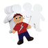 Colorations Giant Person Shapes for Kids, Set of 24, Sturdy Paper Chip Board, Blank People Cutouts