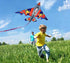 58" Fighter Plane Kite for Kids & Adults, Easy to Fly, with Reel and 200ft String by HONBO