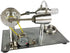 Qing Shuang Stirling Engine Steam Engine Physics Experiment, Educational Toy Generator with Colorful LED