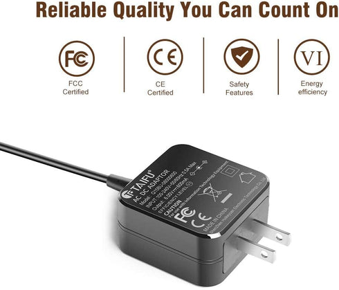 TAIFU 6V AC Adapter Charger, Compatible with Cold Therapy Care Cube, HON-KWANG D0660, HelloBaby HB32/HB28/HB24/HB32RX