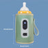 USB Portable Milk Heat Keeper, Fast Bottle Warmer for Travel on The Go Bottle Warmer with USB Cables, Gentle Warmth