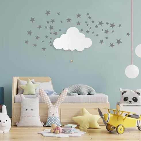 17.7 11.2 1.5-in Lumipets Cloud Nursery Decor, Cloud Night Light, Kids Wall Light, Battery Operated LED Lights
