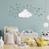 17.7 11.2 1.5-in Lumipets Cloud Nursery Decor, Cloud Night Light, Kids Wall Light, Battery Operated LED Lights
