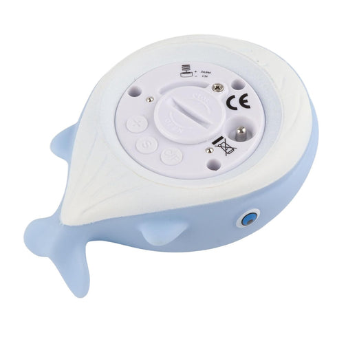 Fawfose Baby Bath Thermometer, Digital ABS Whale Shape Floating Water Temperature Thermometer with Silent Alarm
