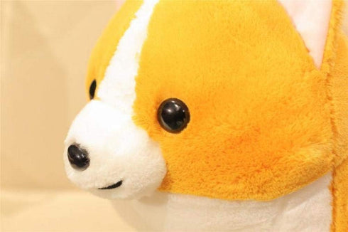 Cartoon Corgi Dog Soft Plush Animal Throw Pillow Plush Toy.