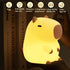 Bestfaith 2 Dimmable Cute Capybara Night Light, LED Squishy Night Lamp, Levels Nursery Nightlight, Rechargeable Touch