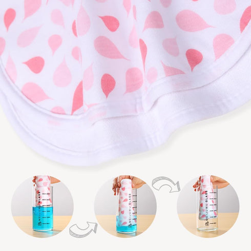 Gelisite 6 Pack Cotton Baby Burp Cloths Extra Absorbent Soft for Baby Boys and Girls