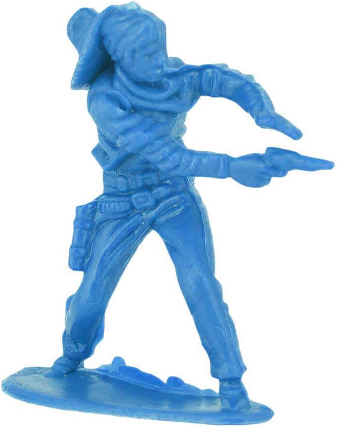60 PCS Various Pose Cowboy Indian Toy Figures for Kids, Native American Miniature Kit 144 ct 2inch - 3inch (Blue)