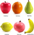 Speed Cube Set of 6 Pack, Simulation Fruit Magic Cube Set, Educational Puzzle Toys Gift for Kids