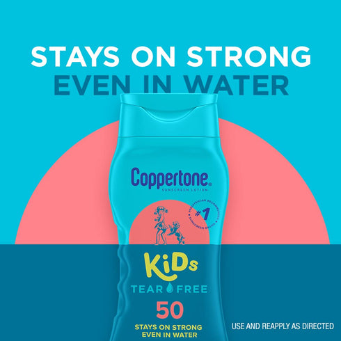 50 (8 Coppertone Kids SPF Tear Free Lotion Fluid Ounce)