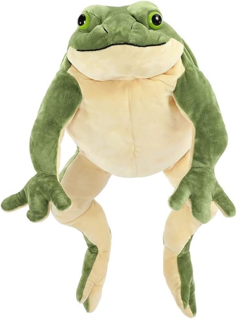 MorisMos Giant Frog Stuffed Animal - 22 Inch Large Green Plush Pillow for Kids