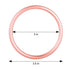 Accmor 3 inch, Aluminium Baby Sling Ring Soft Wrap Carrier Rings Accessory for Infants Toddlers Newborn Kids, Rose Gold