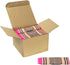 Lucky Art Pink Crayons Bulk - 80 Count Regular Size Single Color