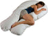 Smoky U-Shaped Replacement Cover for Pregnancy Pillow
