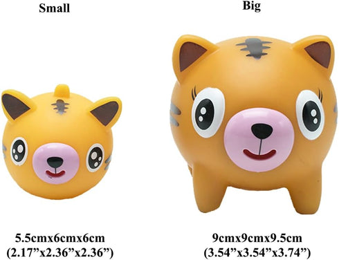 Squeeze Toy for Kids, Decompression Stress Release Toy Doll with Random Animal Designs for Boys and Girls