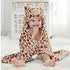 Vauwmsr Baby Hooded Blanket, Ultra Soft Warm Newborn Swaddle Wrap, 25.6" x 39.4", Brown