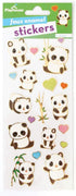 Playhouse Panda Love Shiny Foil Sticker Sheet for Crafts