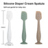 3 Pack Baby Diaper Cream Spatula - Baby Diaper Rash Cream Applicator for Butt Paste Diaper Creams - Diaper Cream Brush