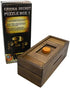 Puzzle Box Enigma Secret Discovery, Wooden Magic Trick Lock with Hidden Compartment for Money and Gifts