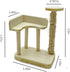 josaner-zz 1/12 Dollhouse Cats w/ Scale Accessories Mini Furniture Model Wooden Miniature