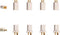 BETAFPV 10pcs BT2.0 Connectors Set, Male Female 1.0 Banana Connector for FPV 1S Whoop Drone