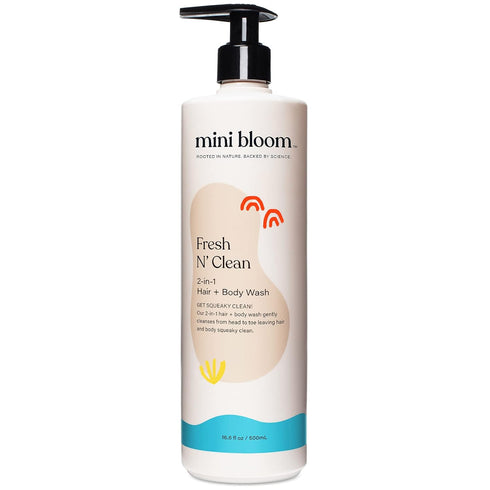 Mini Bloom Fresh N Clean 2-in-1 Hair + Body Wash | Shampoo
