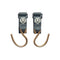 Huhu Essential Stroller Hooks - Lightweight Aluminum Stroller Bag Hook with Adjustable