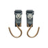 Huhu Essential Stroller Hooks - Lightweight Aluminum Stroller Bag Hook with Adjustable