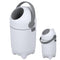 GIFZES Odor Proof Diaper Pail, 15L Large Capacity Portable Plastic Trash Can, Airtight