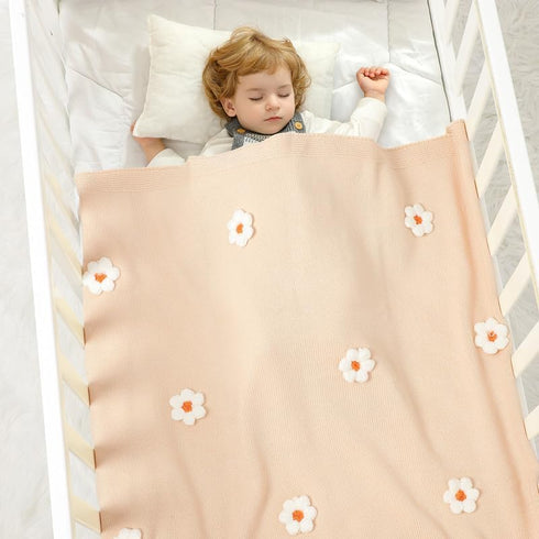Neiwech Cozy 30x40 Inches Baby Swaddle Blanket for Boys Girls Knitted Soft Newborn Infant Receiving Blankets for Crib