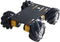 Professional 60mm Mecanum Wheel Car Chassis MC100 for Arduino/Raspberry Pi, Remote Control 4WD Metal Kit