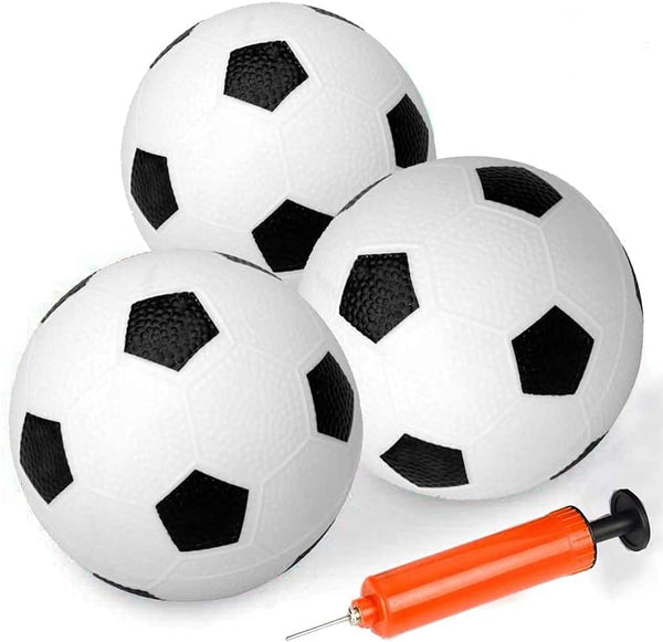 Anzmtosn Mini Soft Toddler Soccer Ball - 3 Pack 6" Baby Soccer Balls, Perfect for Toddler Soccer Goal Toys