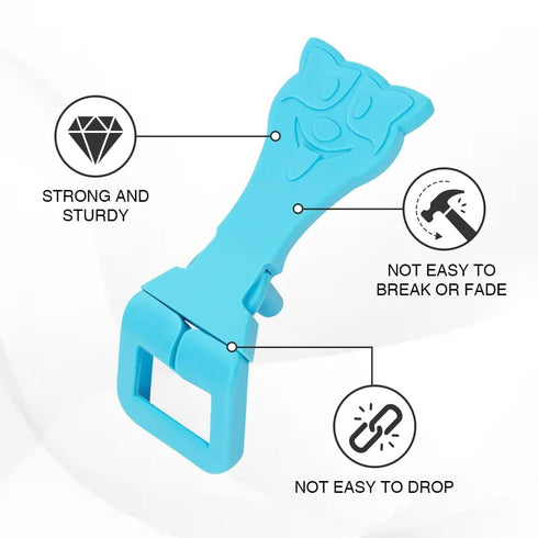 Unbuckle Release Assistant Tool for Easy Unbuckling, Perfect for School Drop-Offs and Travel (Black-Grey, REDESIGNED)