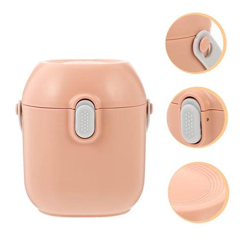 GALPADA Portable Formula Dispenser with Spoon Sealed Milk Powder Holder Double Design for Sanitary Storage Durable