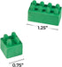 TOY BRICK ERASERS, Stationery, 24 Pieces
