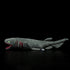 Frankiezhou Home 20.5" Realistic Frilled Shark Plush Toy - Simulation Grey Lifelike Frilled Six Gill Shark Stuffed