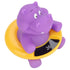 Monetais Baby Bath Thermometer Cute Hippo Bathtub Digital Thermometer Floating Toy Purple