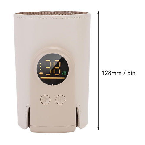 Luocute 8000mah Bottle Warmer, Portable Baby Milk Warmer with Constant Temperature Warming, Water Less Heating