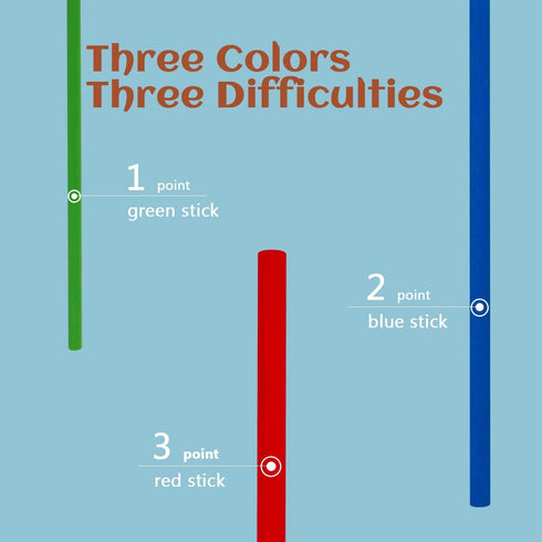 Keep It Steady Fun Family Games for Kids and Adults, Balance & Patience Training Wooden Stick Toys
