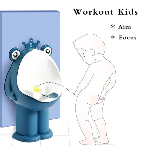 Xeehwb Frog Pee Training,Potty Training Urinal Children's Urinal Kids Toilet Child Standing Urinal Wall-Mounted Toilet
