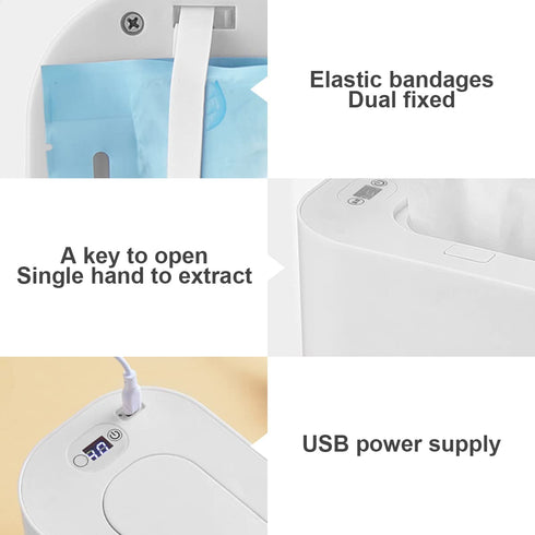 generic 5 Baby Wipe Warmer and Baby Wet Wipes Dispenser, Modes of Temperature Heating Control Portable Diaper Wipes