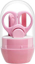 Set, 4-in-1 Baby Manicure Baby Grooming Kit, Premium Stainless Steel, Baby Nail Clippers, Scissor, File & Tweezer, Baby