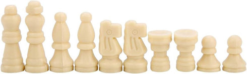 32pcs International Chess Set, Solid Chess Pieces Entertainment Tool, Checkers Game Board