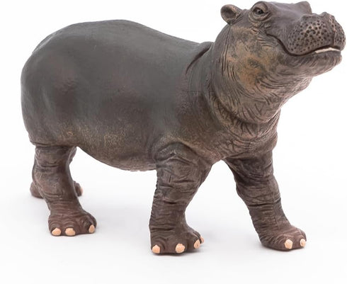 Papo Hand-Painted Wild Animal Kingdom Hippopotamus Calf Figurine 50052, Collectible for Children 3+