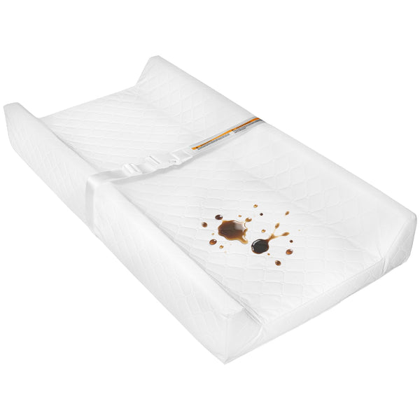 Waterproof Baby Changing Pad, Non-Slip Wipeable Diaper Changing Mat with Safety Strap