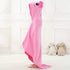 MICHLEY Unisex Baby Animal Hooded Bath Towel, Soft Cotton Washcloth for 0-6T, Pink