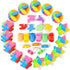 PROLOSO 15 Pcs Puzzle Cube Pencil Erasers, Kids Party Favors, Classroom Student Prizes, Brain Teasers