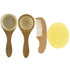 Toddmomy Newborn Hair Brush Silicone Bath Brush Comb Grooming Kit for Boys