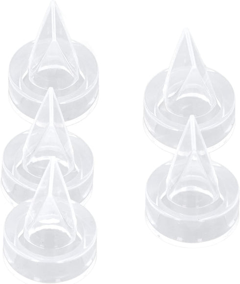 RIZGHWOY 5 Duckbill Valve Replacement Kit, Pieces, Food Grade Silicone, Baby Pump Valve, Accessories