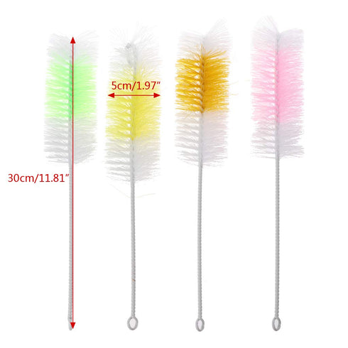 TTTLLNN 2pcs Baby Bottle Brushes Multifunctional Brush Long Wash Drinking Feeding Bottle Nylon Brush